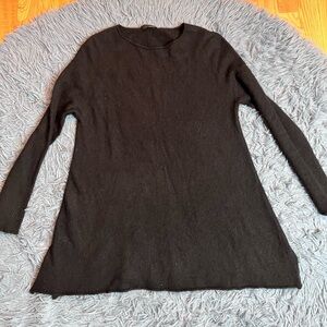 The Row Black Cashmere Silk Sweater Size M